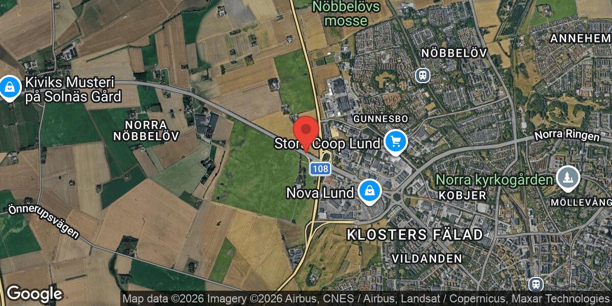 Bärgning av personbil på E6 mellan Fjelievägen och Gunnesbo