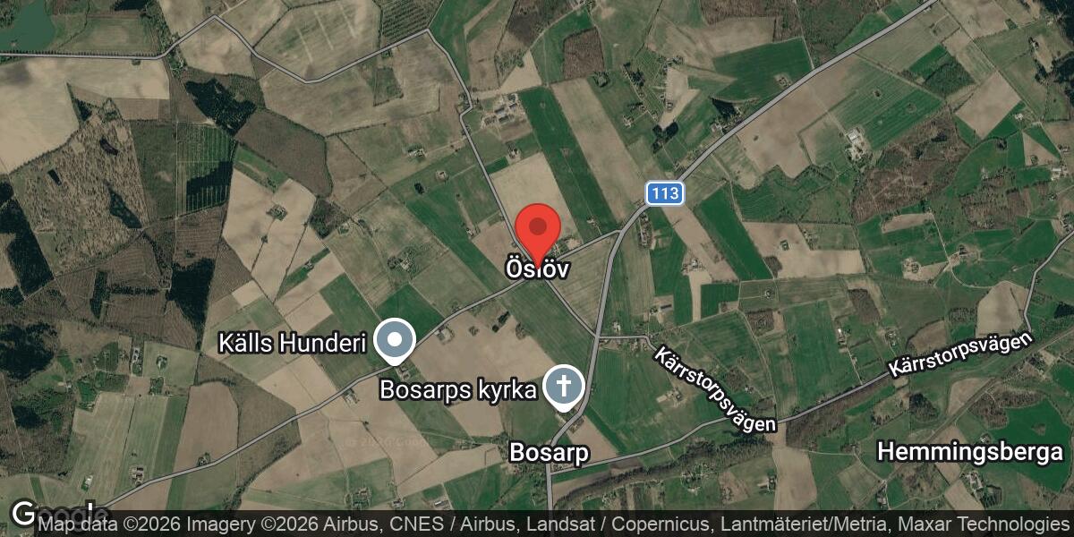 Trafikolycka med flera fordon på väg 1276 mellan Öslöv och Öslöv N