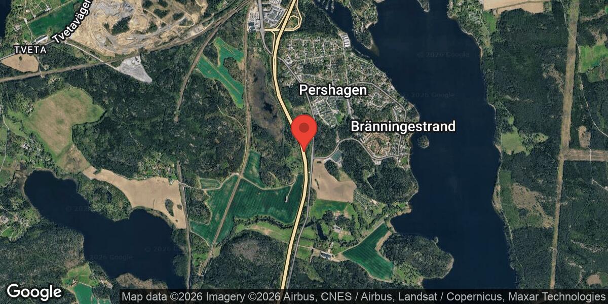Fordonshaveri på E4 mellan Järna och Södertälje syd påverkar trafiken