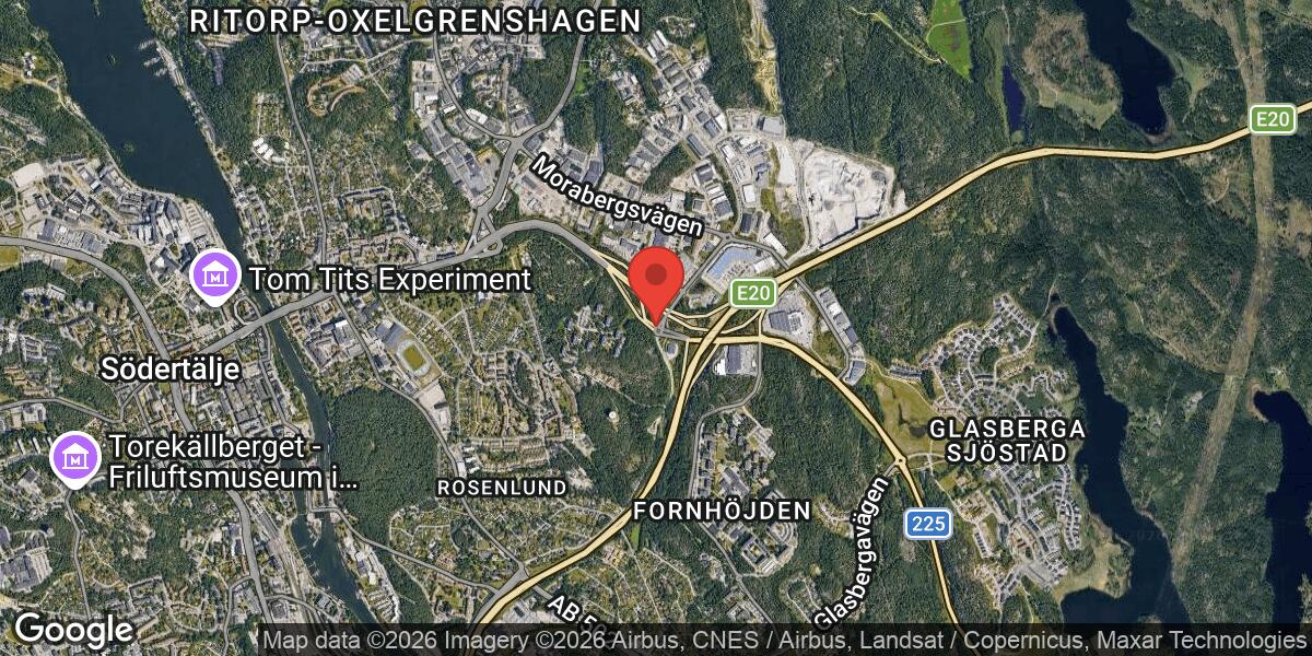 Bärgning på E4 vid Moraberg med stor påverkan mot Södertälje