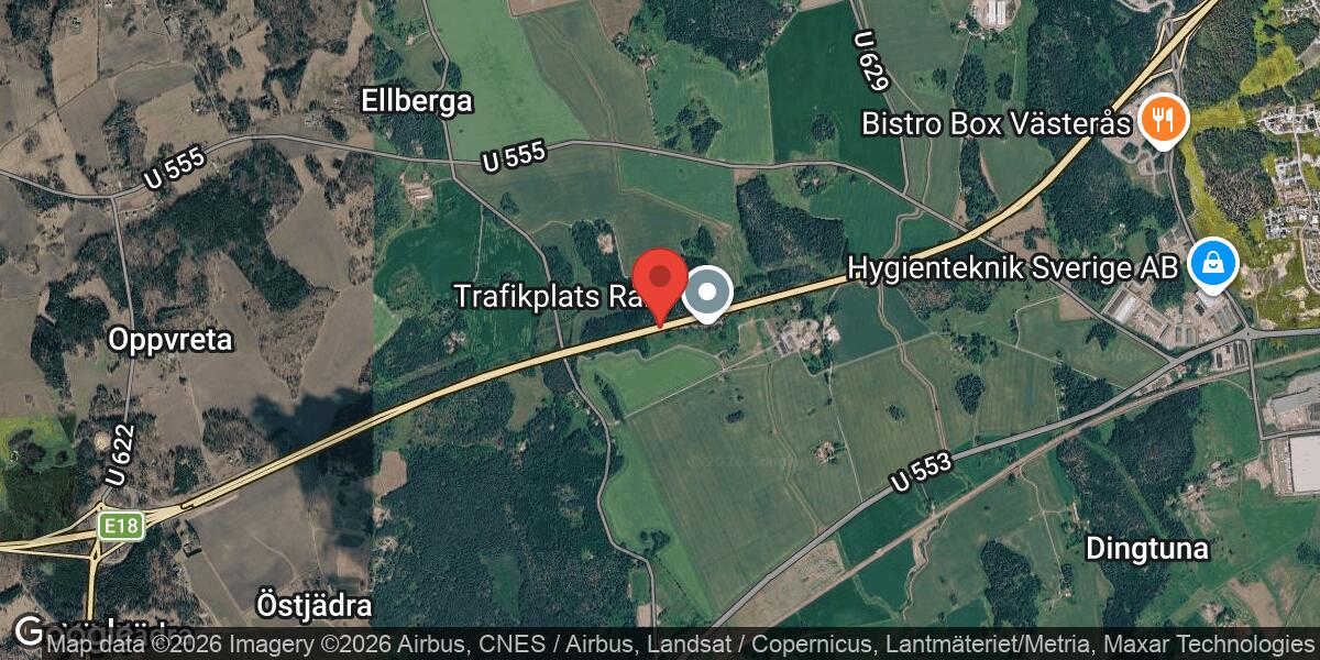 Broarbete på E18 mellan Trafikplats Västjädra och Västerledsmotet avslutat