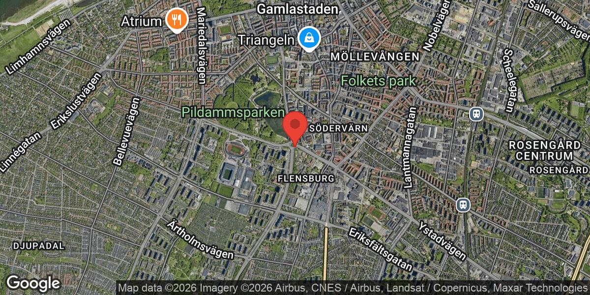 Singelolycka med mindre fordon på Ystadsvägen i Malmö påverkar trafiken