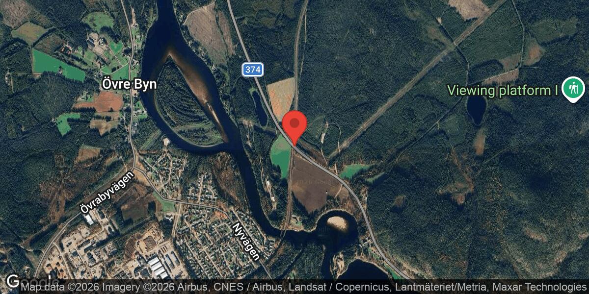 Brounderhåll påverkar framkomligheten på väg 374 mellan Norrabyn och Nedre Tvärsel