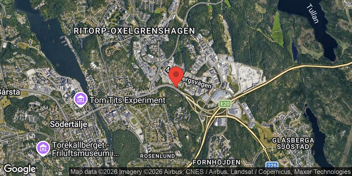 Vägarbete med kabelarbete på Väg 225 i Södertälje avslutat