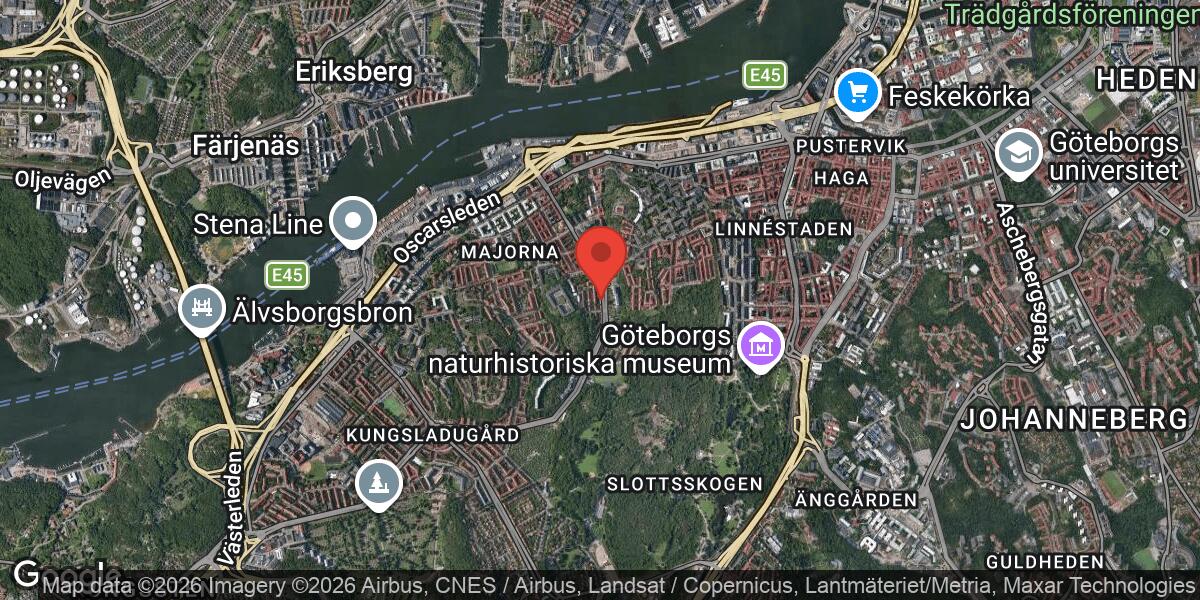 Vägarbete på Ekedalsgatan nära Dahlströmsgatan i Göteborg med stor påverkan