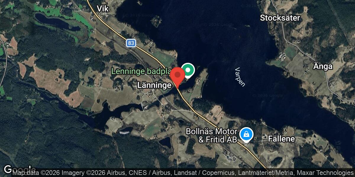 Vägarbete med broinspektion på väg 83 mellan Voxsätter och Lenninge