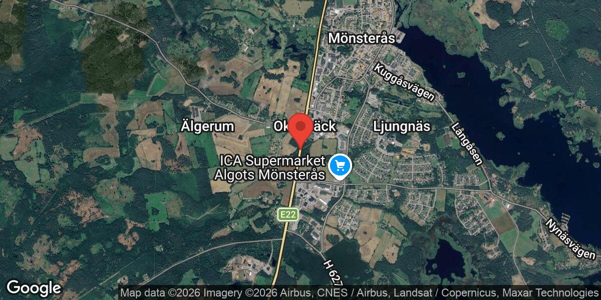 Trafikolycka med flera fordon på E22 mellan Stubbemåla och Älgerum