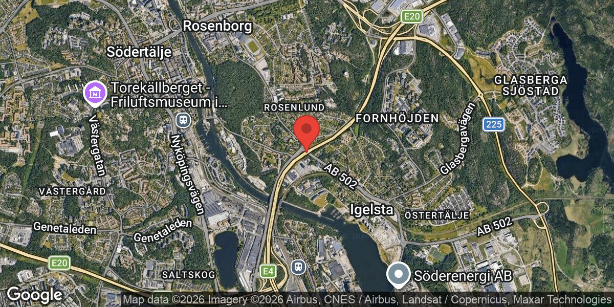 Olycka med mycket stor påverkan på E4 vid Hagaberg i riktning mot Stockholm