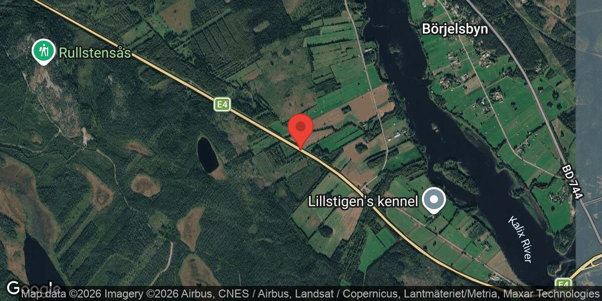 Räckesarbete på E4 mellan Töre och Kalix avslutat