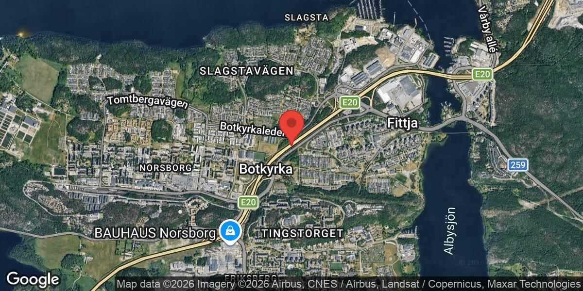 Beläggningsarbete på E4 mellan Hallunda och Fittja påverkar trafiken mot Stockholm