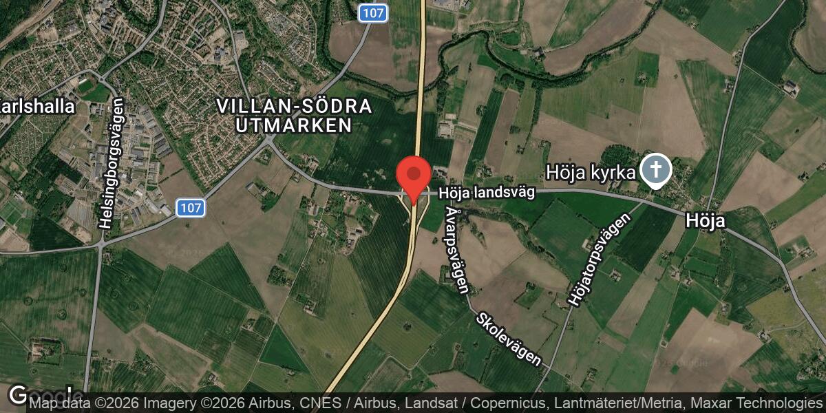 Fordonshaveri på E6 mellan trafikplatserna Rebbelberga och N Varalöv