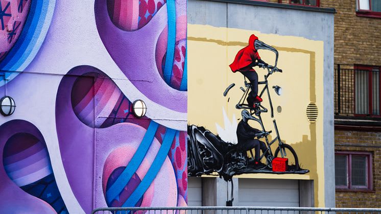 Artscape tillbaka i Eslöv – åtta nya muralmålningar planeras i sommar