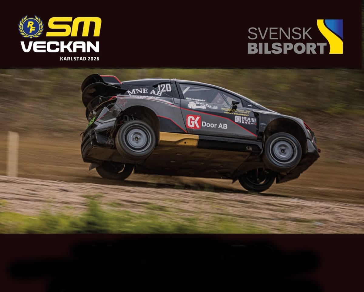 Rallysprint från SM-veckan sänds live i SVT på lördag