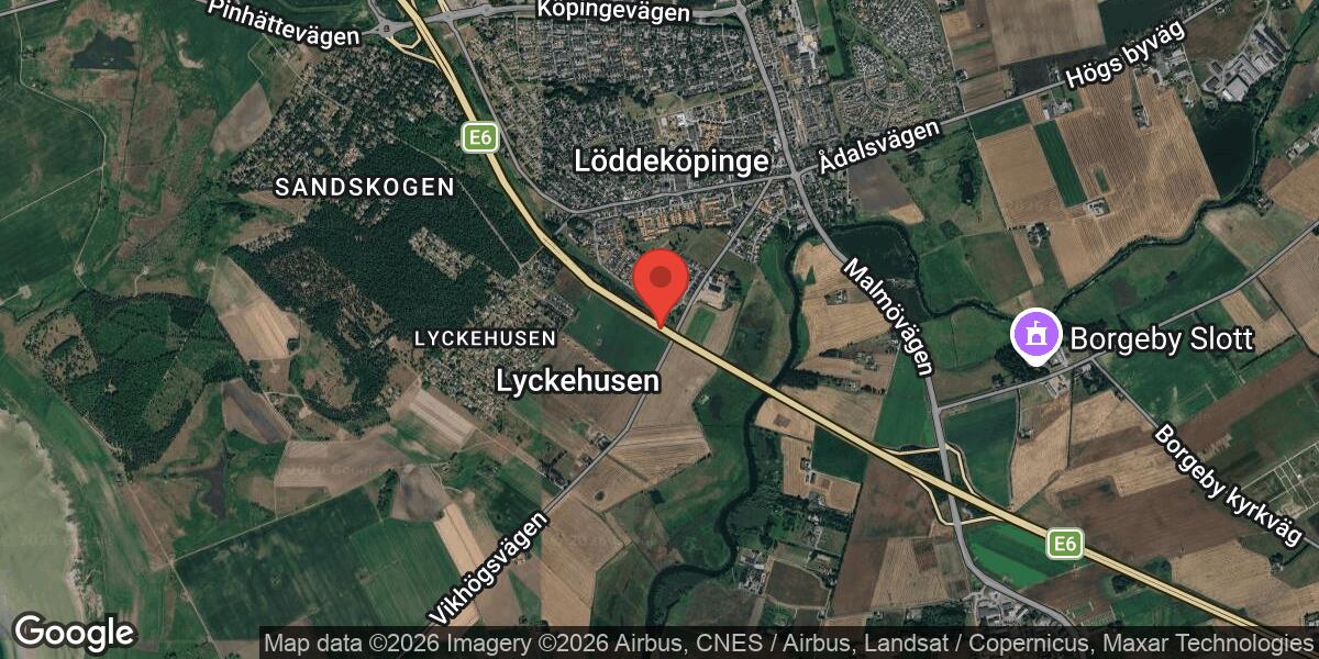 Trafikolycka med flera fordon på E6 mellan Borgeby och Löddeköpinge