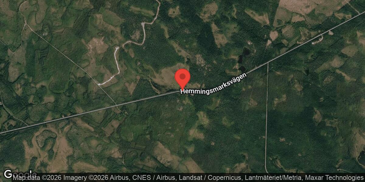 Singelolycka med personbil på väg 502 norr om Brännland