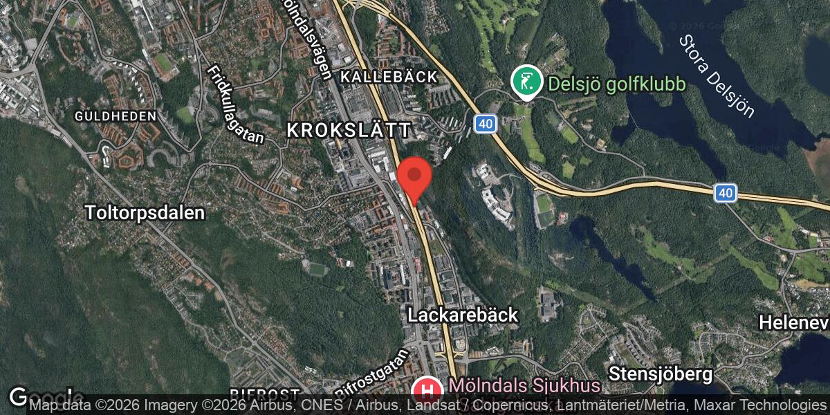 Vägarbete på E6 mellan Lackarebäcksmotet och Kallebäcksmotet påverkar trafiken