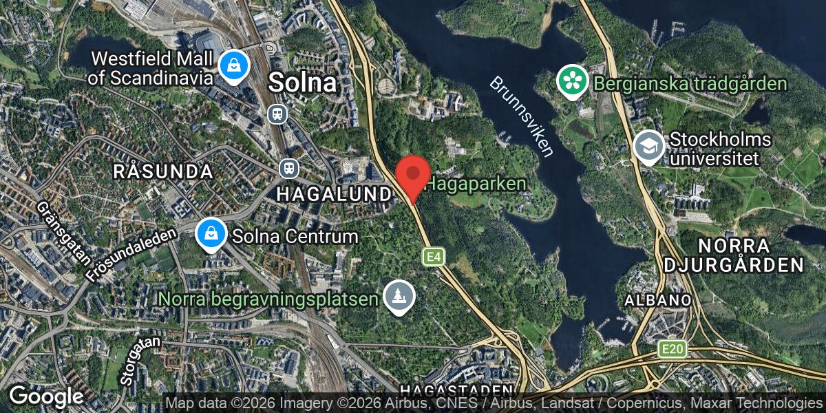 Beläggningsarbete på E4 mellan Haga Södra och Frösunda avslutat