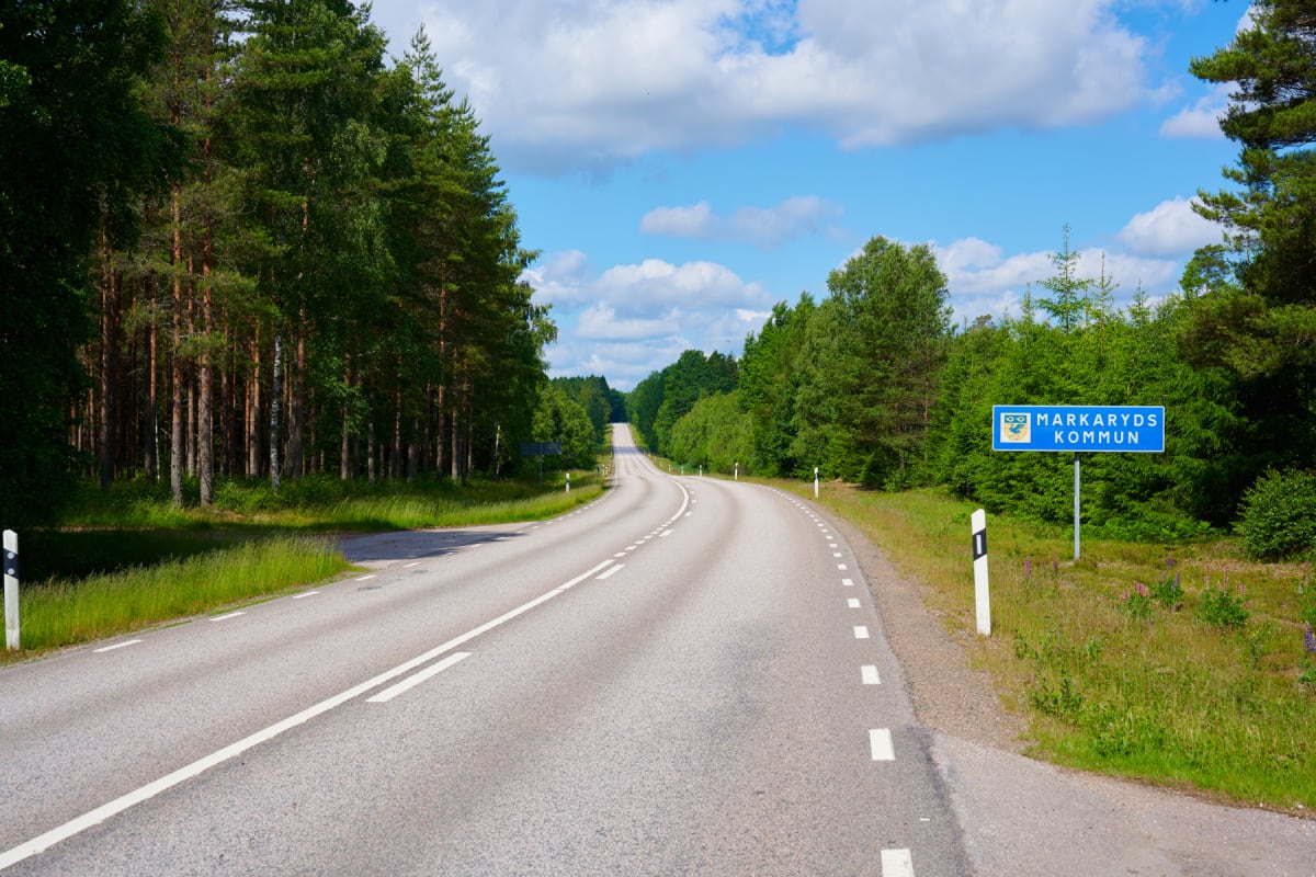 Moln över Markaryd och dagens sökningar