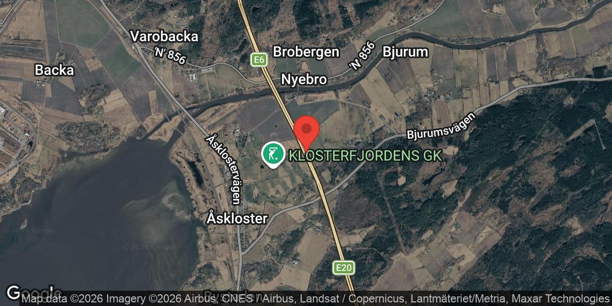 Vägarbete med sanering av bropelare på E6 mellan Varberg C och Frillesås