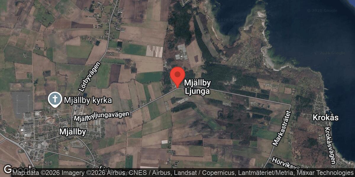 Singelolycka stänger väg 518 mellan Mjällby och Krokåsvägen