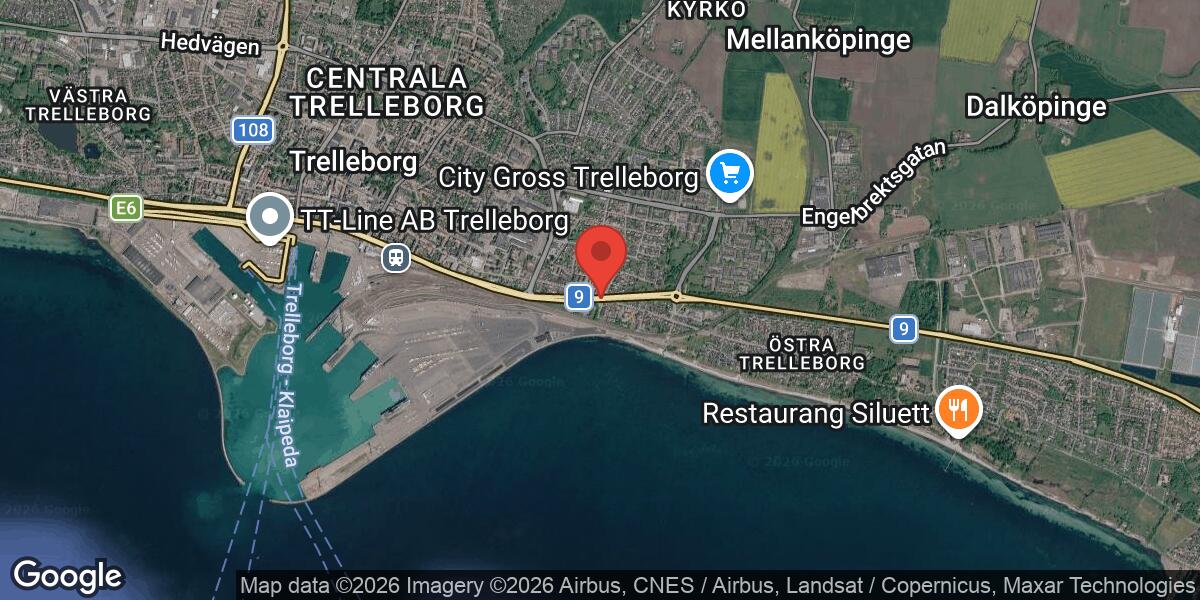 Föremål på vägen orsakade stor påverkan på väg 9 i Trelleborg