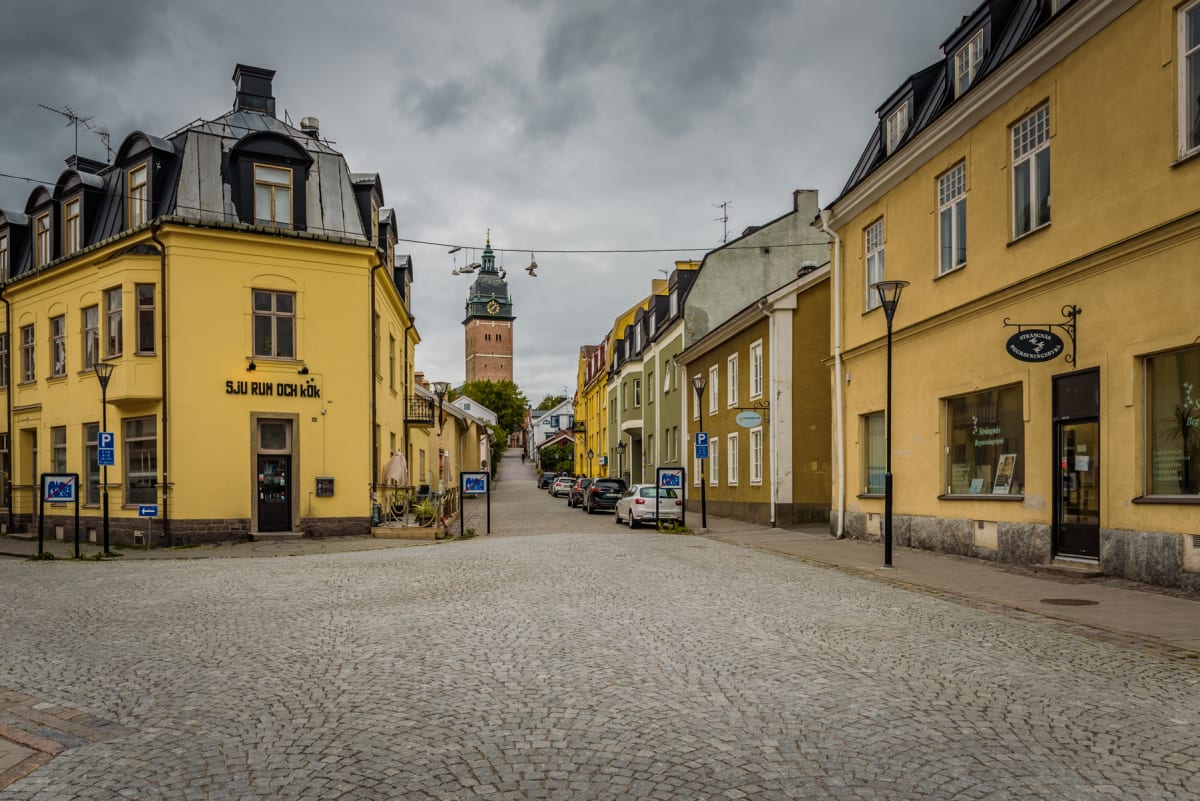 Öppen gård, marknad och en mulen lördagsöverblick