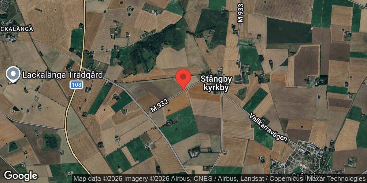 Fordonshaveri blockerade väg 932 mellan Skogsgården och Stångby Kyrka