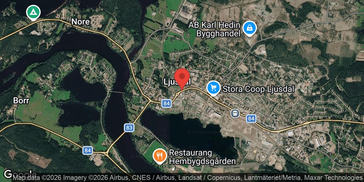 Väglinjemålning på väg 84 mellan Ljusdal S och Hybovägen avslutad