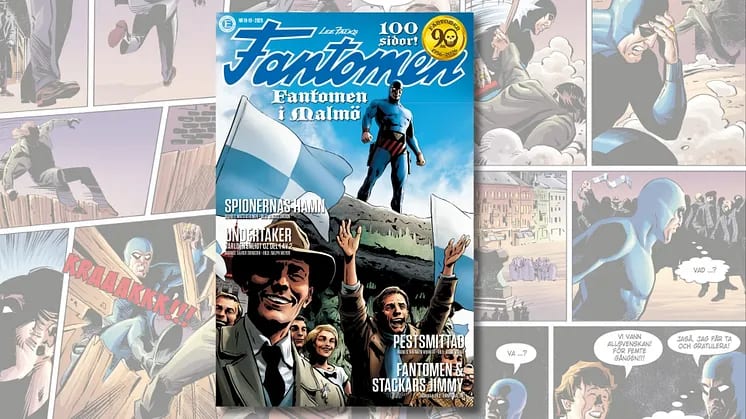 Fantomen fyller 90 – jubileumsäventyr tar läsarna till 1950-talets Malmö