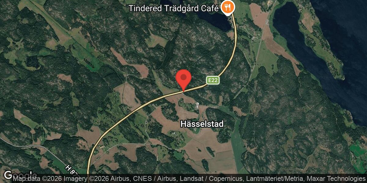 Vägarbete på E22 mellan Trafikplats Härstad och Skullrössle avslutat