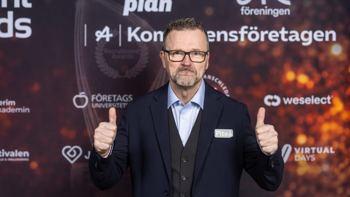Piteå kommuns Fredrik Blom finalist till Sveriges Topp 10 Rekryterare