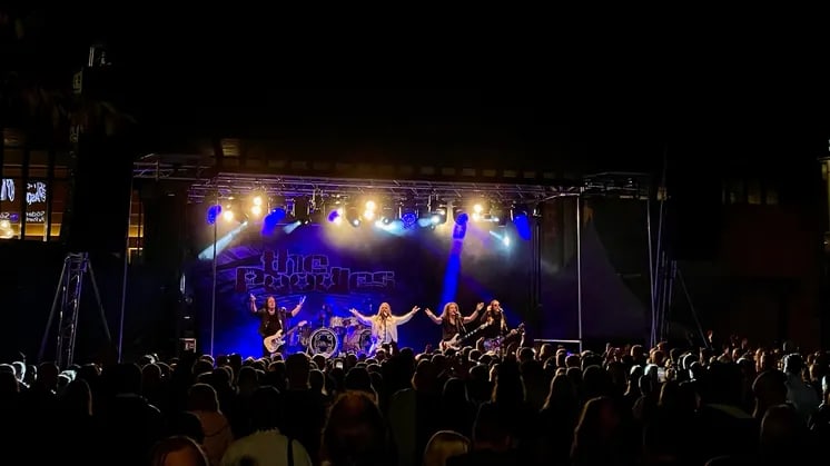 Regnet stoppade inte Matfestivalen i Skövde