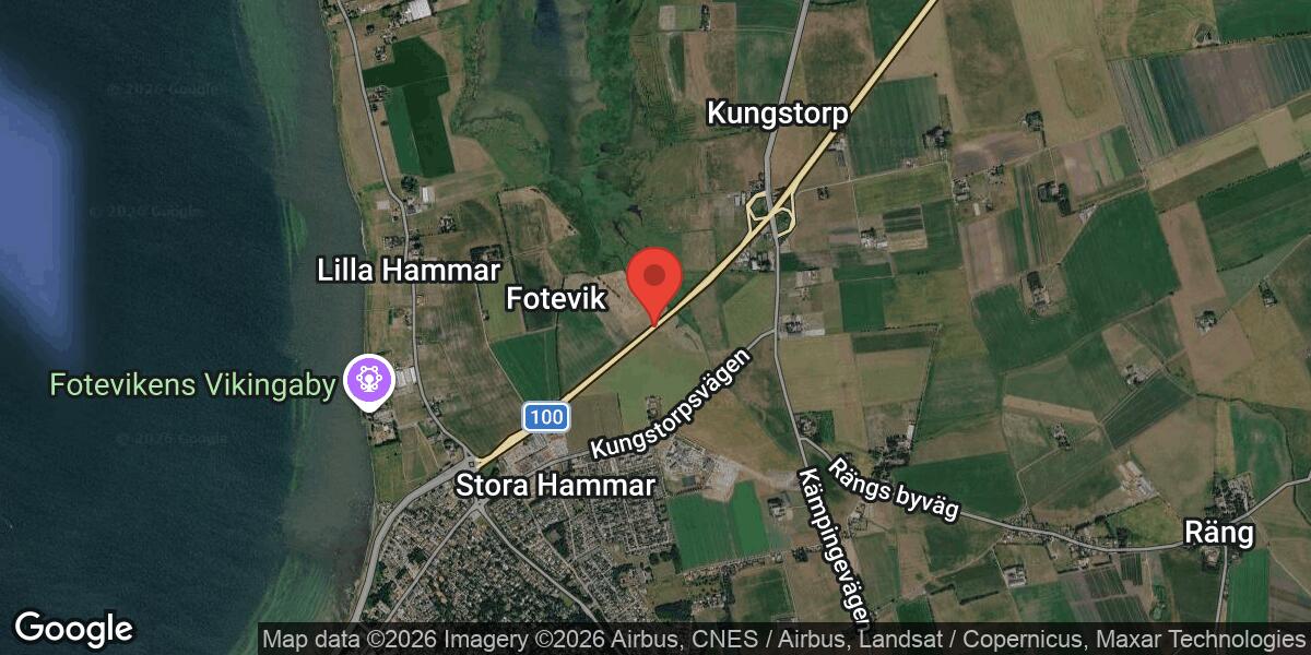 Fordonshaveri på väg 100 mellan Videholm Lillhagen och Trafikplats Kungstorp