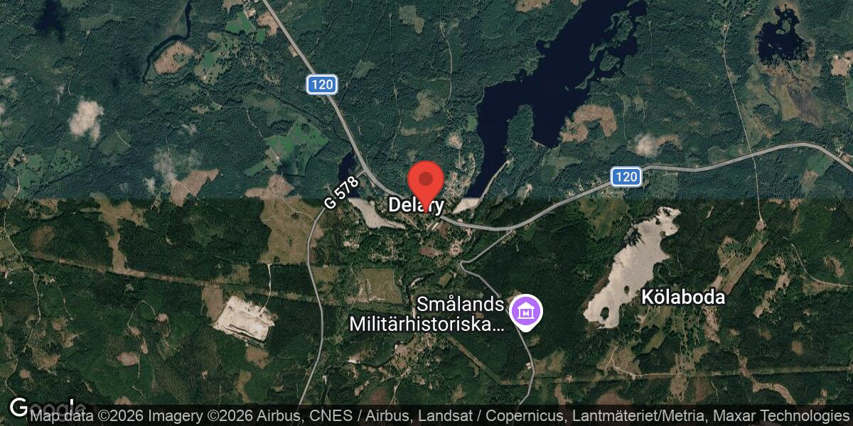 Singelolycka på väg 120 mellan Delary och Ängaholmen
