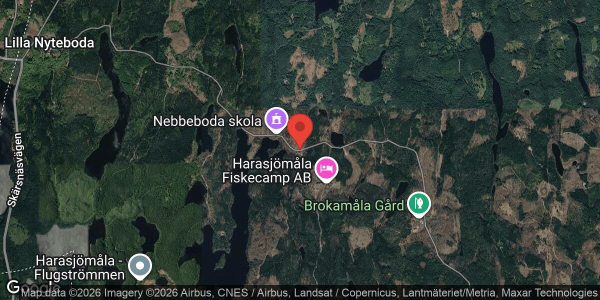 Nedfallet träd på Väg 538 mellan L Nyteboda och Halabron påverkar trafiken