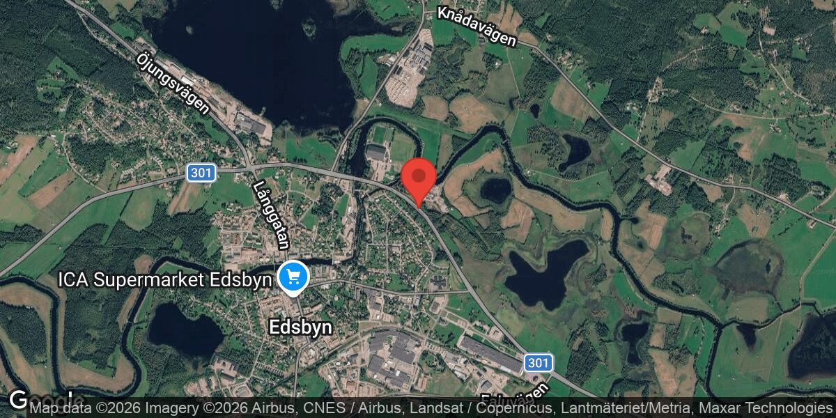 Inspektion av bro på väg 301 mellan Edsbyns flygplats och Muckeltjärnen
