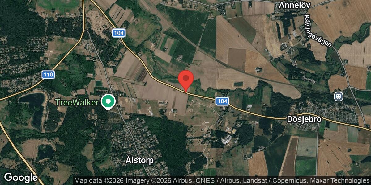 Vägarbete på väg 104 mellan Saxtorp och Kävlinge avslutat
