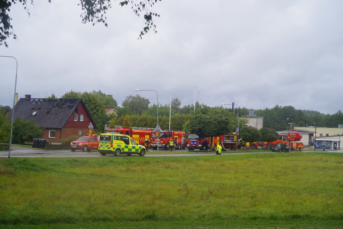 Villa i Gnesta drabbad av brand
