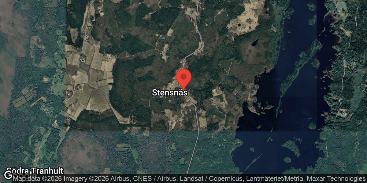 Trafikolycka på väg 599 vid Stensjön påverkar båda riktningarna