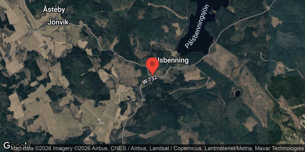Bärgning av buss på väg 734 vid Pålsbenning avslutad