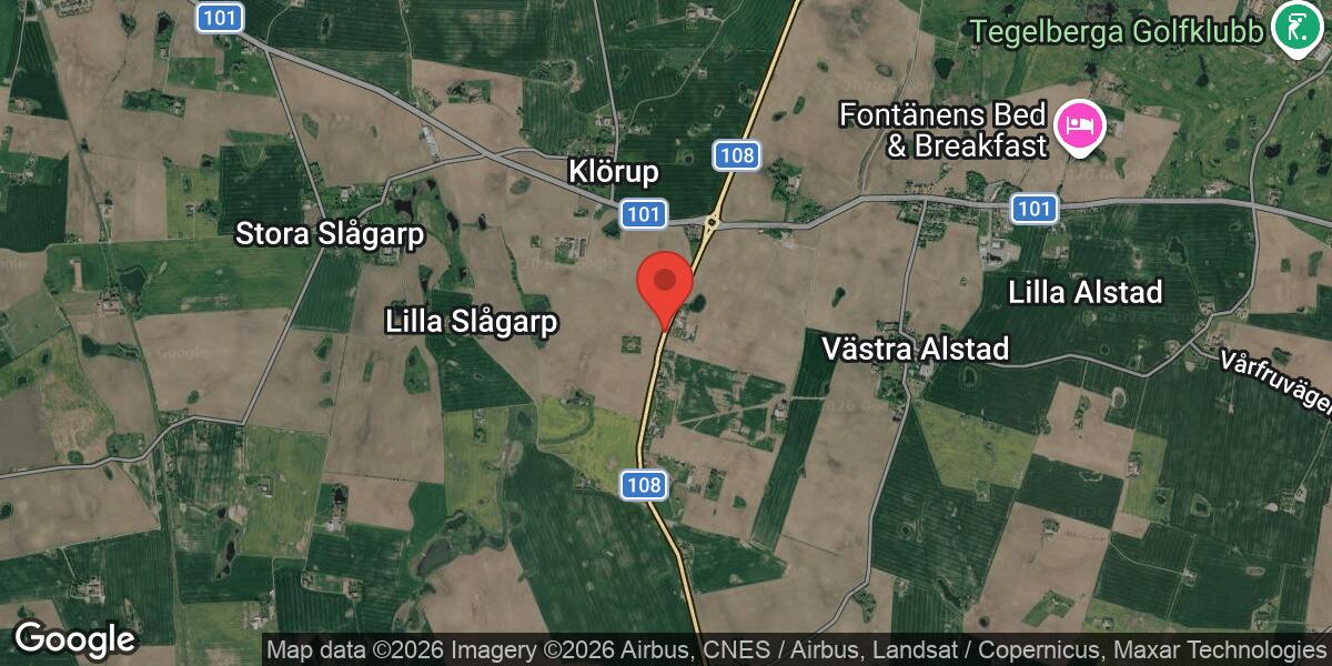 Vägarbete på väg 108 mellan Trelleborg och Svedala avslutat