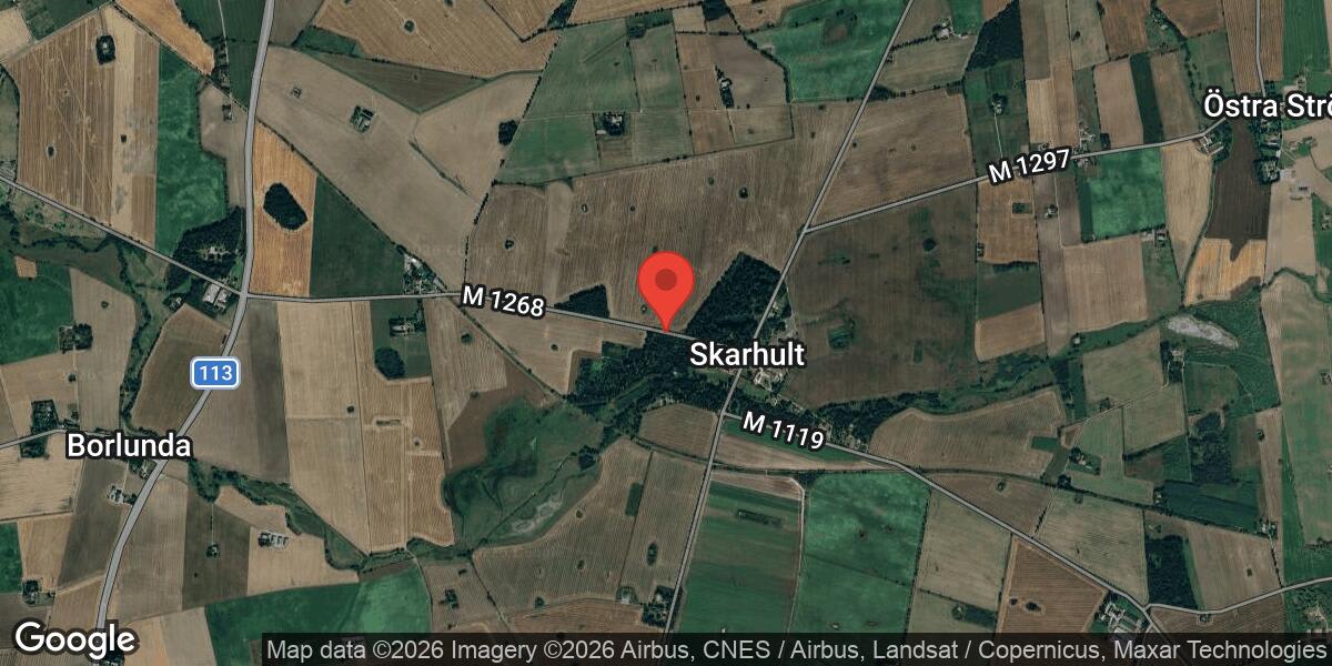 Lastbilsolycka stängde av väg 1268 mellan Kristineberg och Skarhult