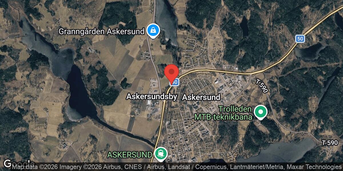 Beläggningsarbete på Väg 50 i Askersund med stor påverkan på trafiken