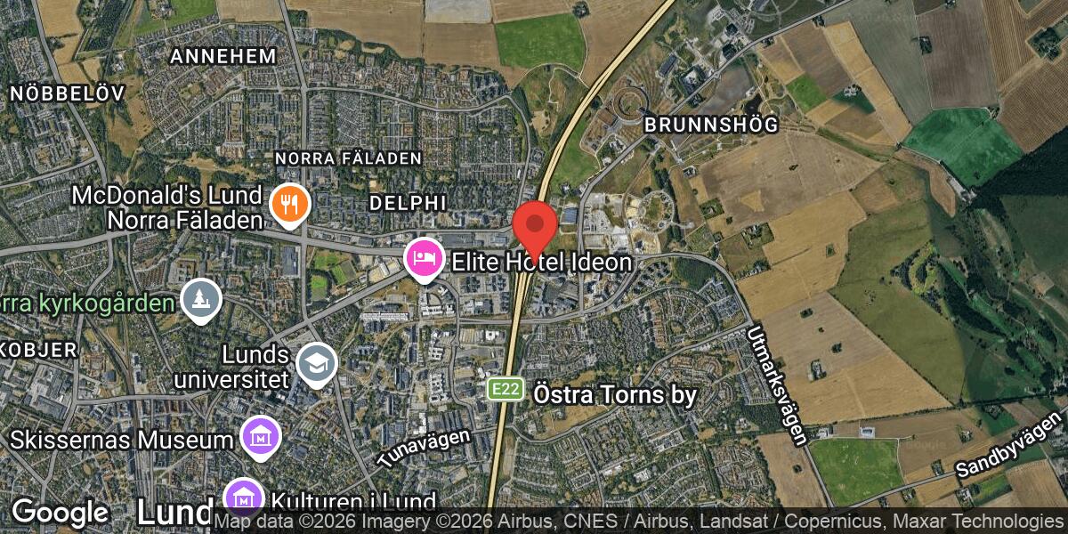 Olycka med flera fordon vid Trafikplats Lund N på E6 i riktning mot Flädie