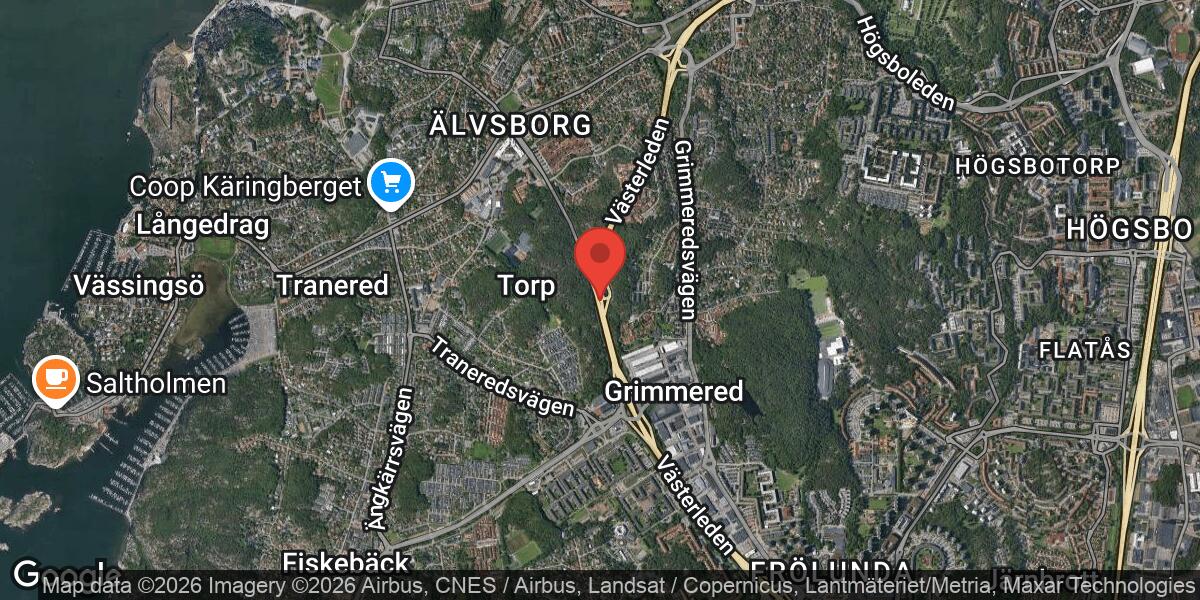 Fordonshaveri blockerade påfart vid Hagenmotet på E6