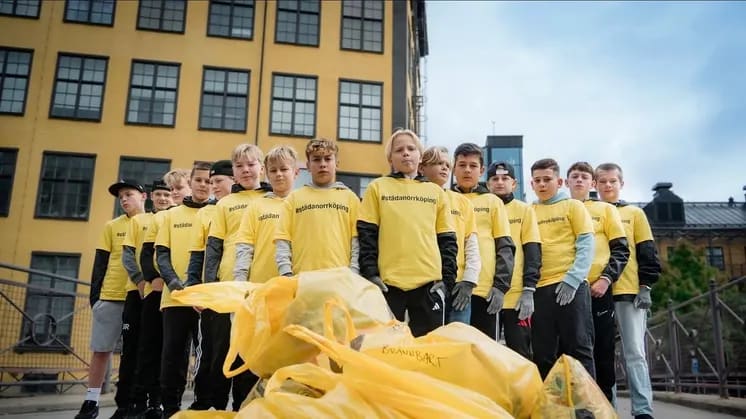 Idrottsungdomar plockade skräp i Östergötland – över 660 säckar fylldes