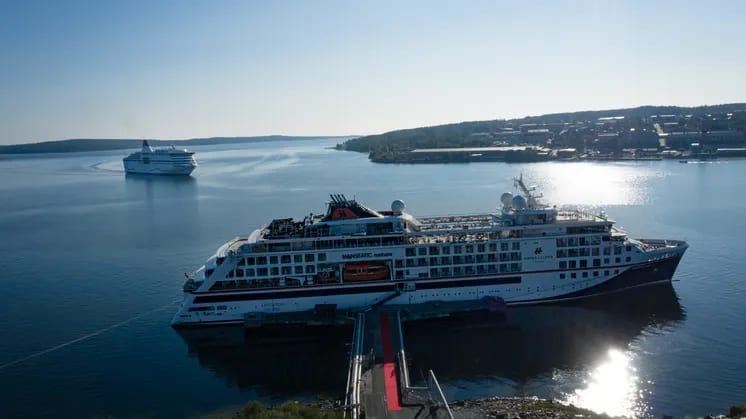 Härnösand firar 10 år som kryssningsdestination – siktar på fler internationella anlöp