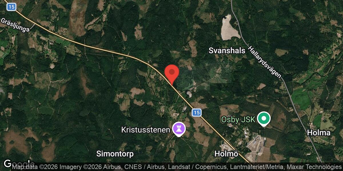 Vägarbete med stor påverkan på Väg 15 mellan Kulhult och Holmö