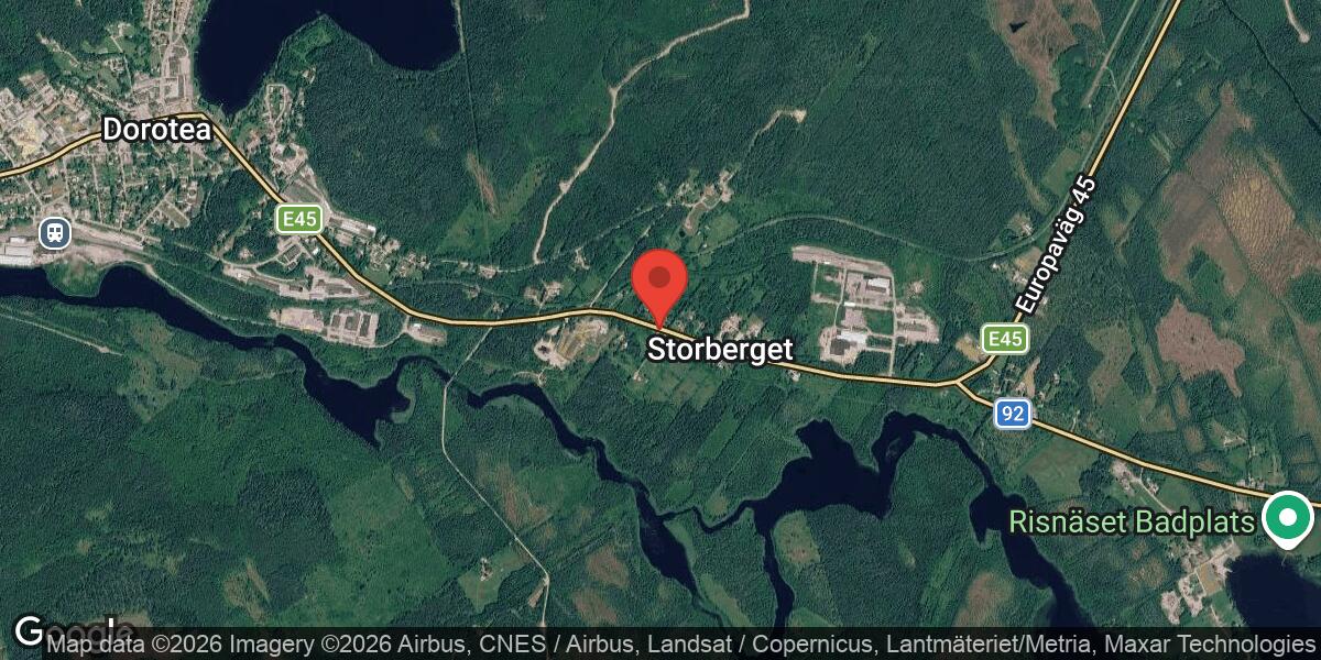 Beläggningsarbete på E 45 mellan Dorotea och Meselefors med stor påverkan