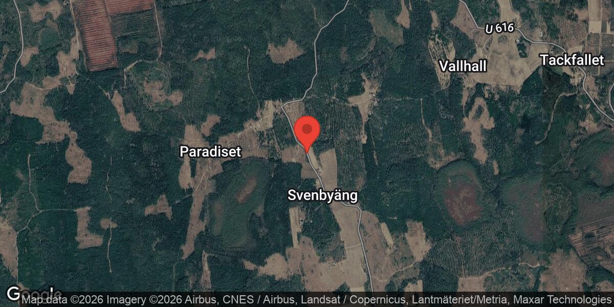 Vägarbete med stor påverkan på väg 615 mellan Svennby och Klemetsbo